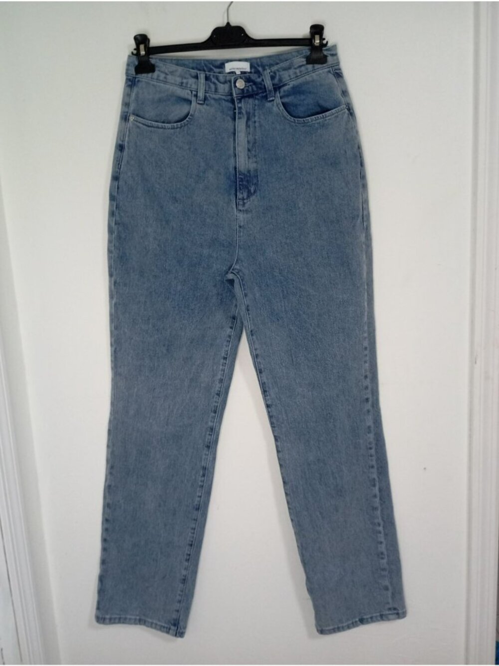 WeWoreWhat High-Waisted Light Wash Denim Jeans Womens Size 31 Straight Leg